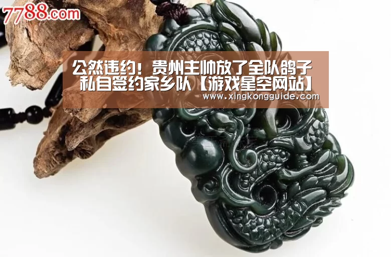公然违约!贵州主帅放了全队鸽子 私自签约家乡队【游戏星空网站】(图3) 星空娱乐APP